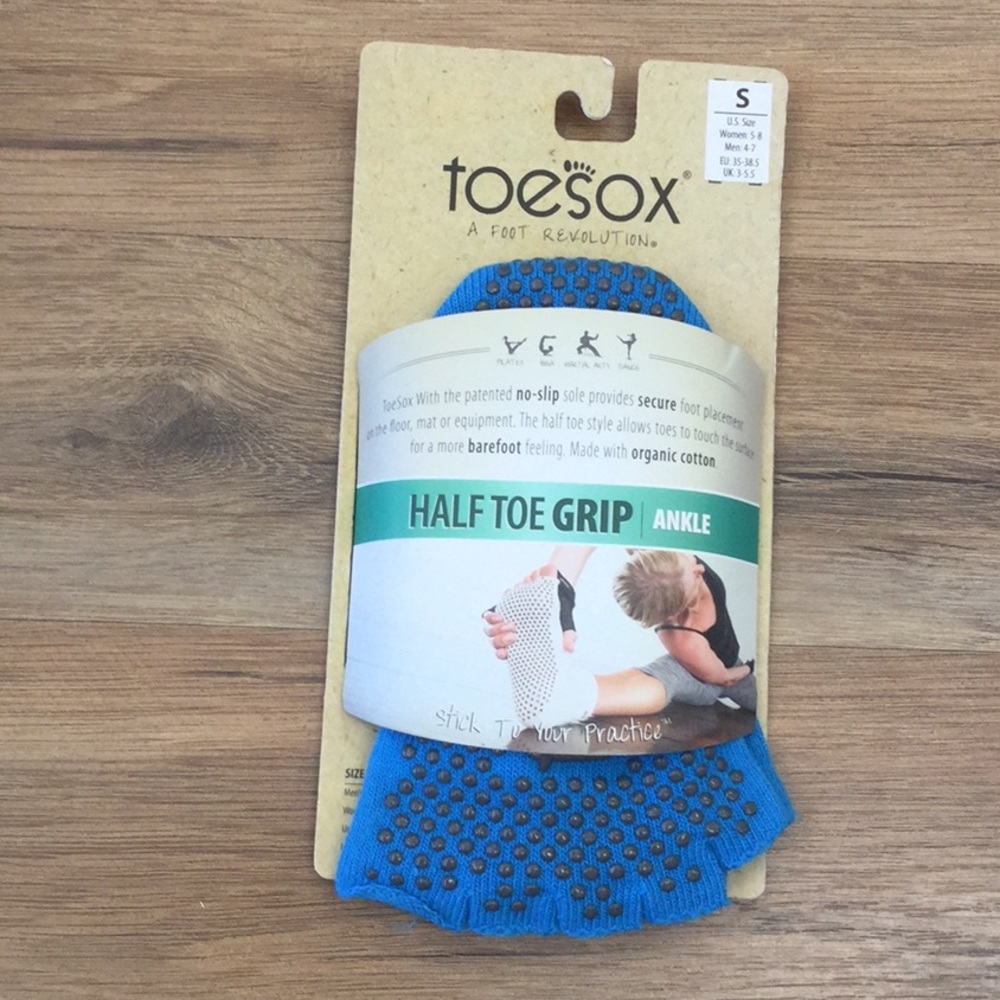 {Toesox} Half Toe grip Ankle Socks
